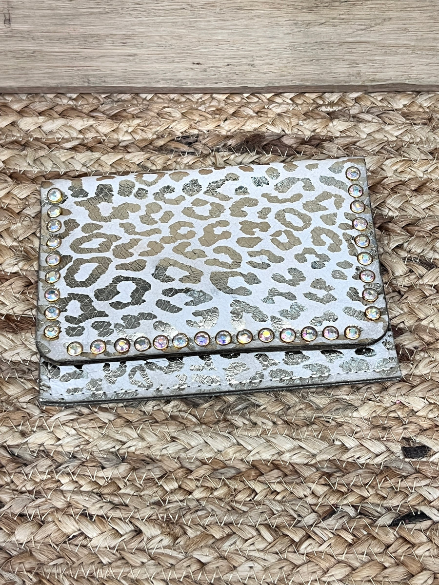Keep It Gypsy RowdyRanch Flora Clutch Wallet with Crystal Rivets