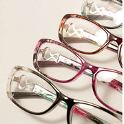Floral Pattern Square Reading Glasses