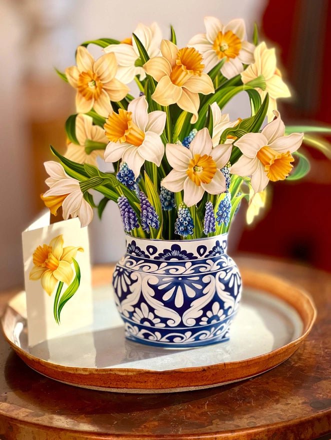 Daffodils Pop Up Bouquet Card