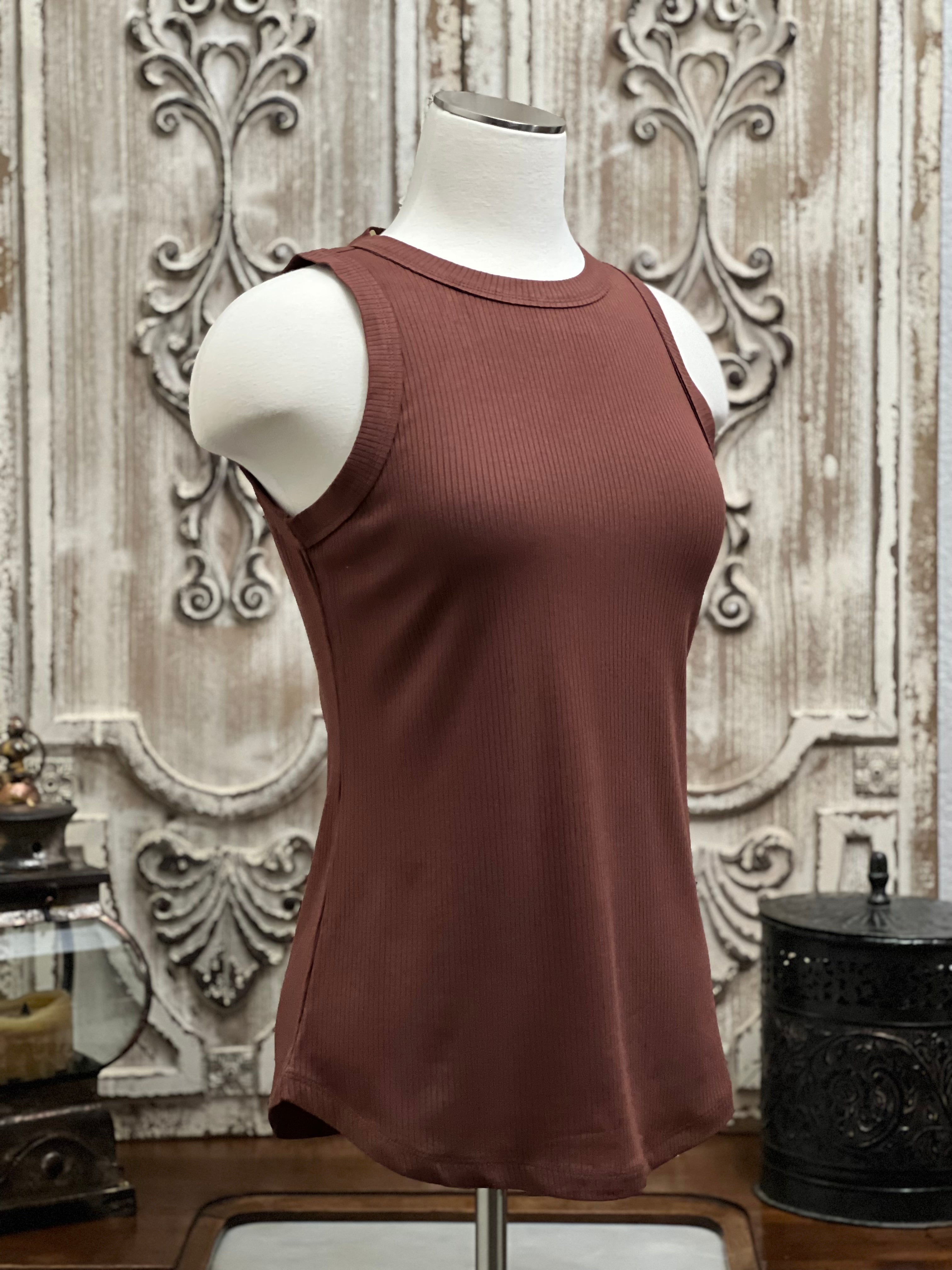 Simber Reverse Stitch Band Tank Top