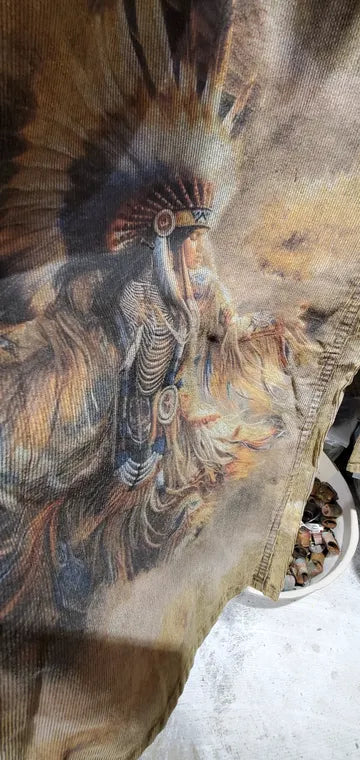 Warrior Graphics Corduroy Wide Leg Pant by A Rare Bird