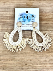 Raffia Fashion Earrings