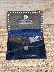 Keep It Gypsy RowdyRanch Flora Clutch Wallet with Crystal Rivets