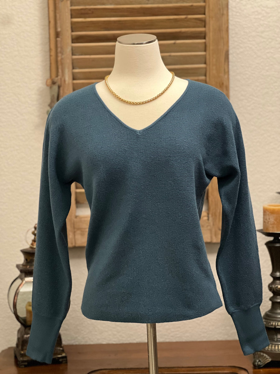 Kendall V-Neck Sweater Top