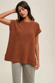Renleigh Oversized Sleeveless Sweater