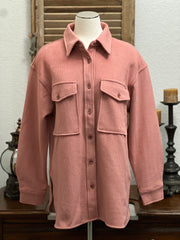 Laurna Soft Corduroy Shacket Shirt Jacket