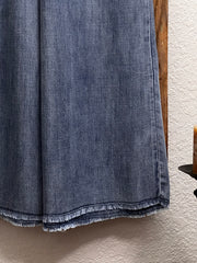 Juliet Soft Washed Denim Wide Leg Pants