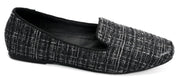 Corkys Hey Girl Goody 2 Shoes Black Tweed Flats Slip-On Shoes