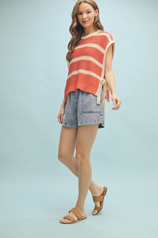 Randee Oversized Sleeveless Sweater-Vest