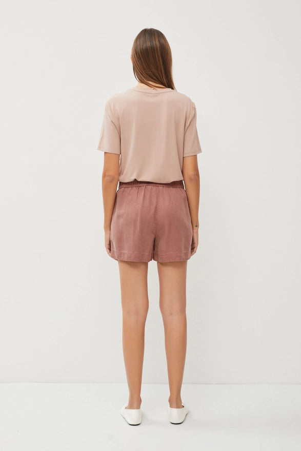 Maude Classic Tencel Drawstring/Elastic Short