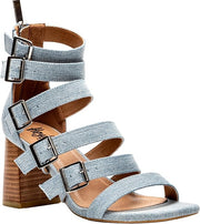 Hey Girl by Corkys Buckle Down Block Heeled Sandal