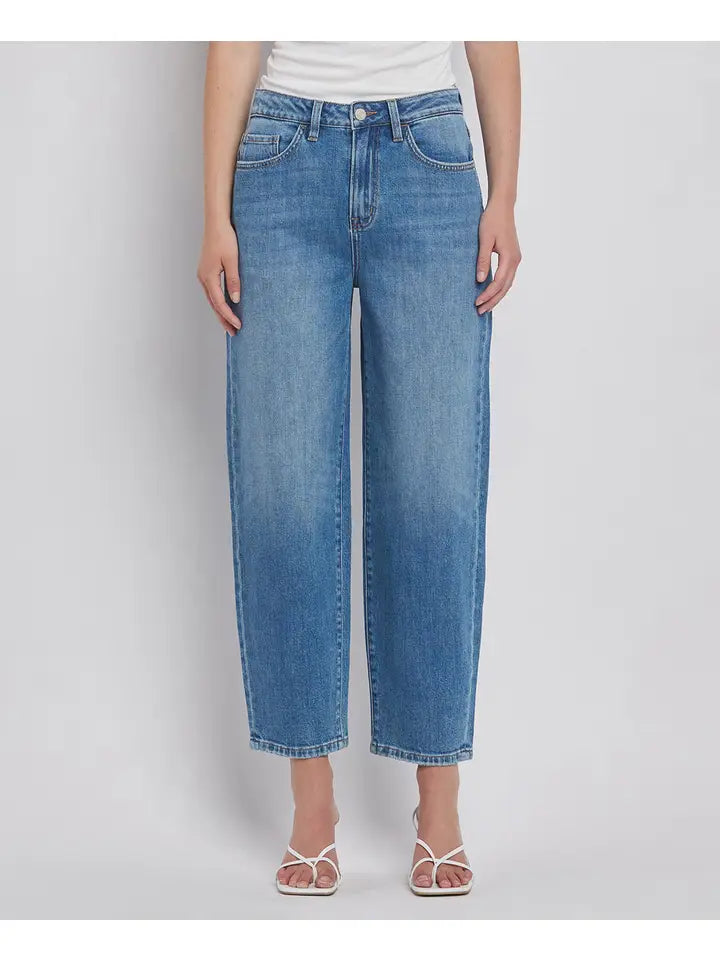 Trixie Super High Rise Barrel Leg Jeans