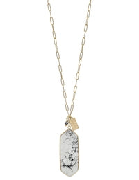 Meghan Browne Alexa Howlite Necklace