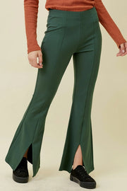 Isabella Front Slit Flare Pant