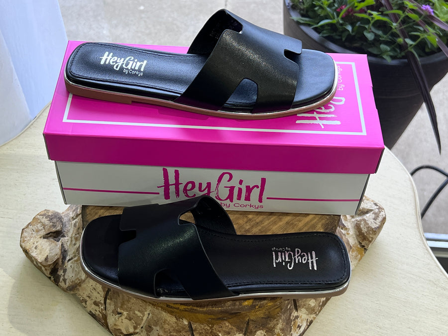 Hey Girl by Corkys Picture Perfect Slide Sandal