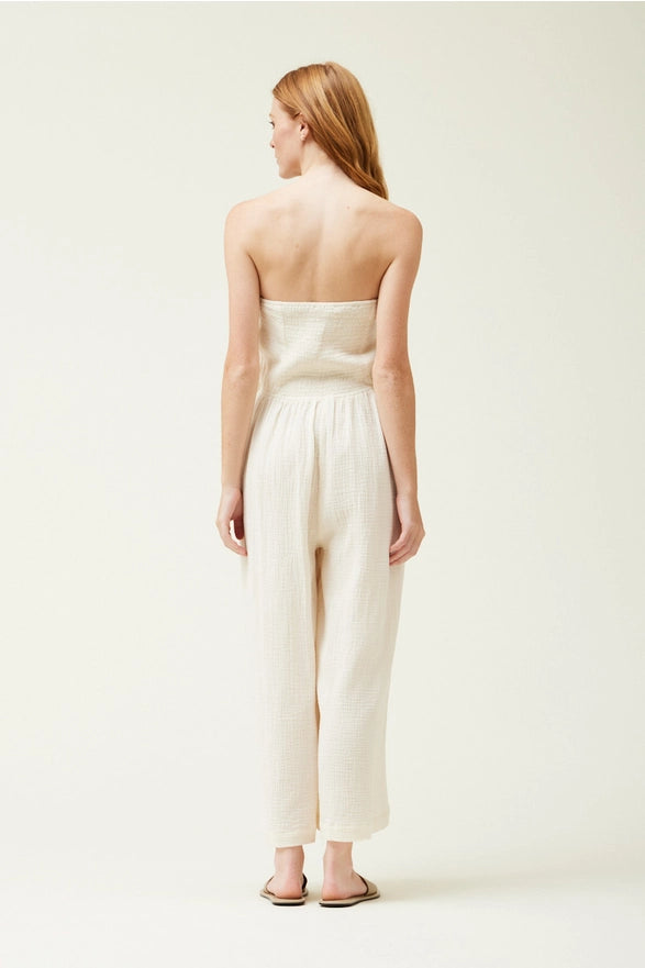 Blossom Ruffle Gauze Jumpsuit