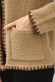 Bartholomew Teddy Bear Soft Boucle Cardigan