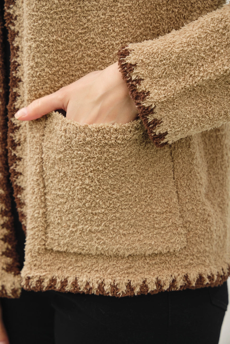 Bartholomew Teddy Bear Soft Boucle Cardigan