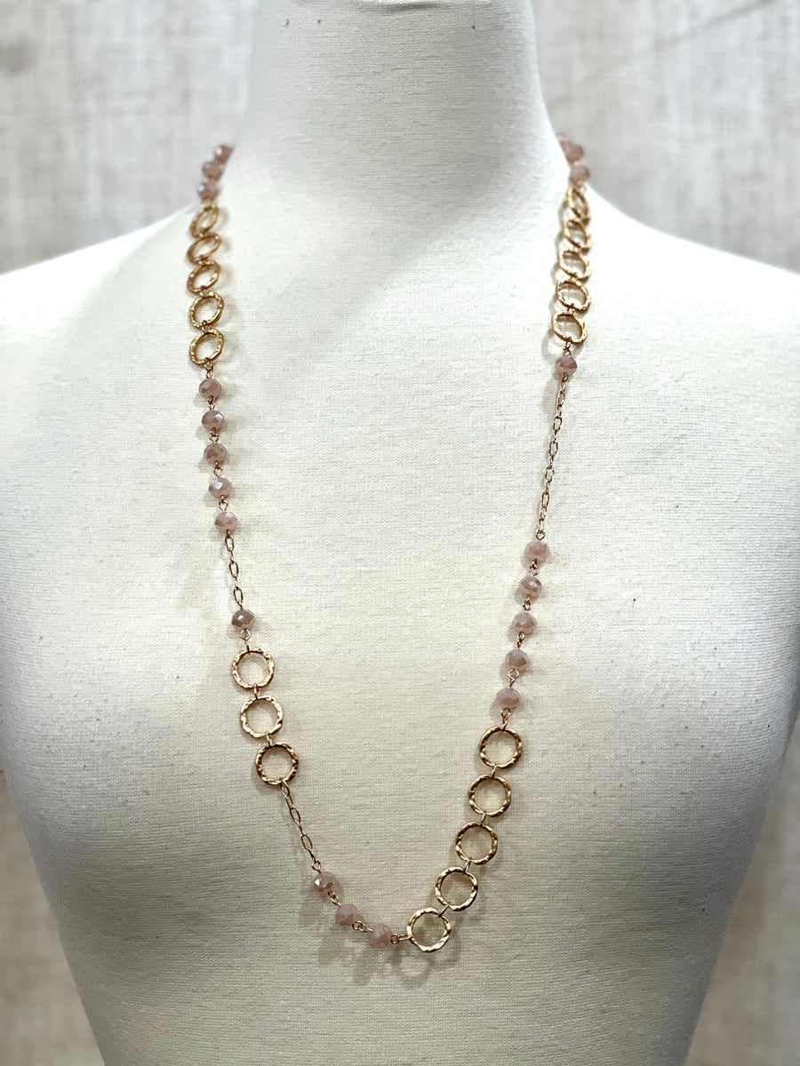 Meghan Browne Bryn Light Pink Necklace