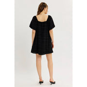 Bellamarie Textured Dress Bow-Tie Front Mini Dress