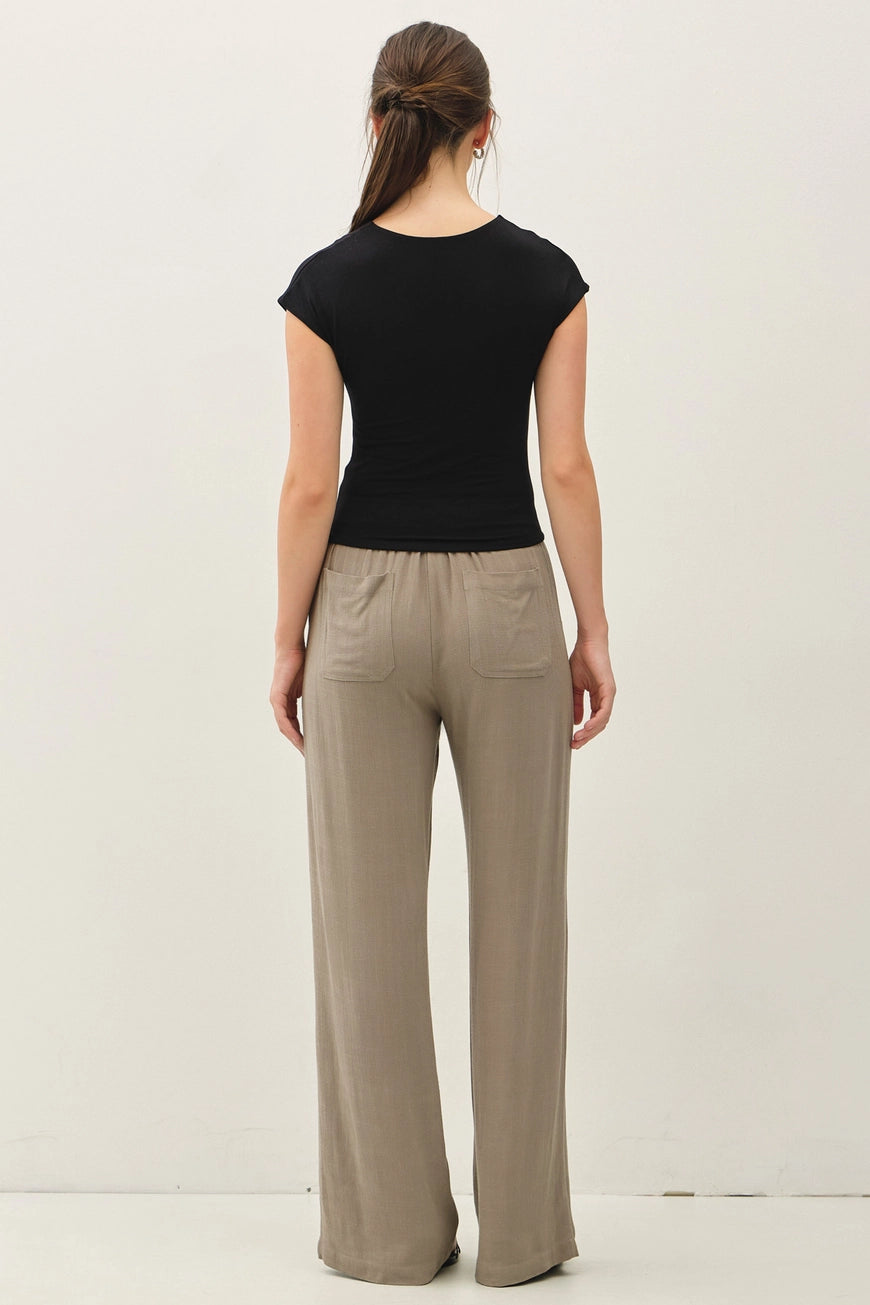 Fawna Cap Sleeve Crop Tee