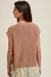 Randee Oversized Sleeveless Sweater-Vest
