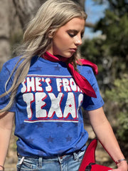 She's From Texas Graphic Tee
