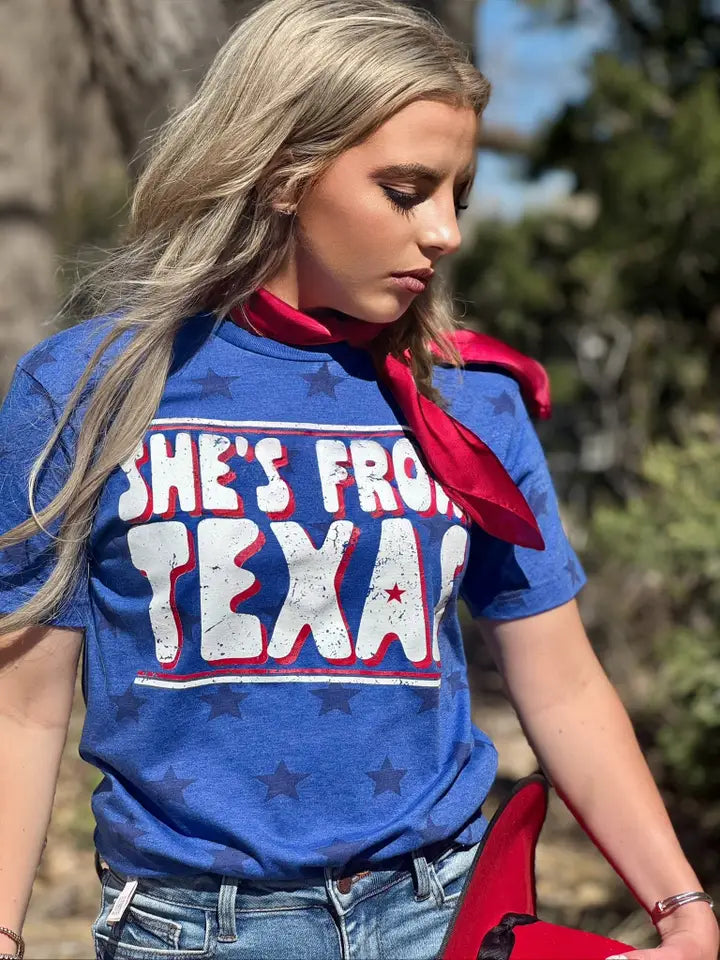 She's From Texas Graphic Tee