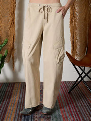 Evan Barrel Cargo Twill Pants