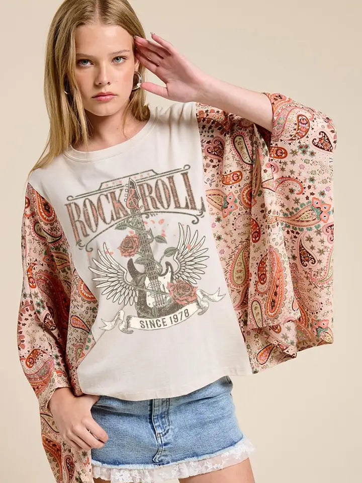 Rock & Roll Vintage Kaftan Tee
