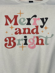 Merry and Bright Long Sleeve Graphic Tee