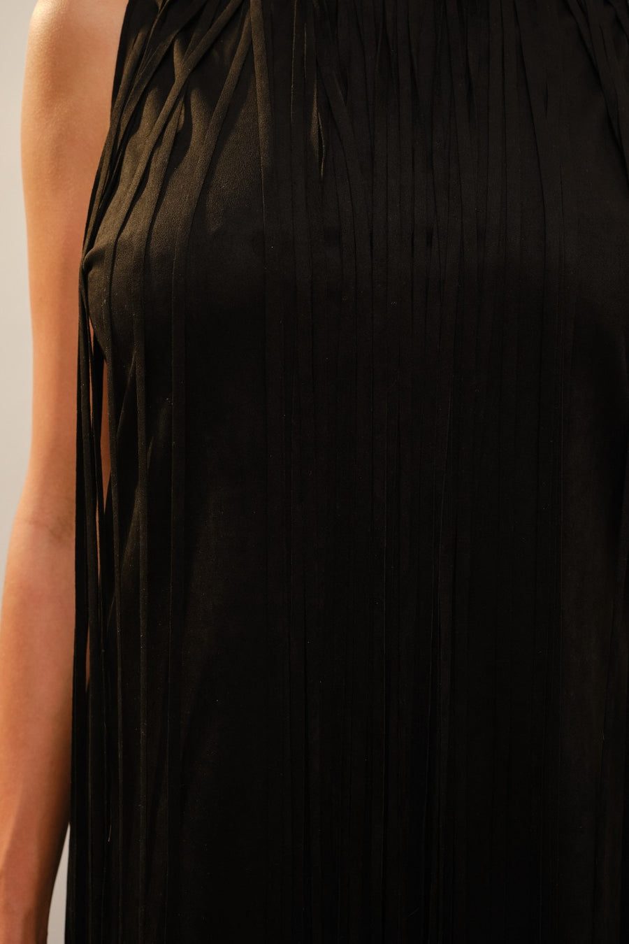 Nashville Star Suede Fringe Mini Dress