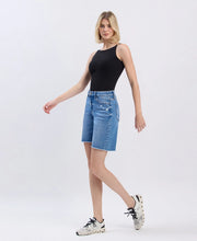 Vervet High Rise Bermuda Denim Shorts