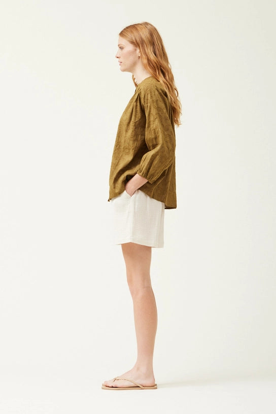 Sophie Cotton Gauze Pull On Shorts