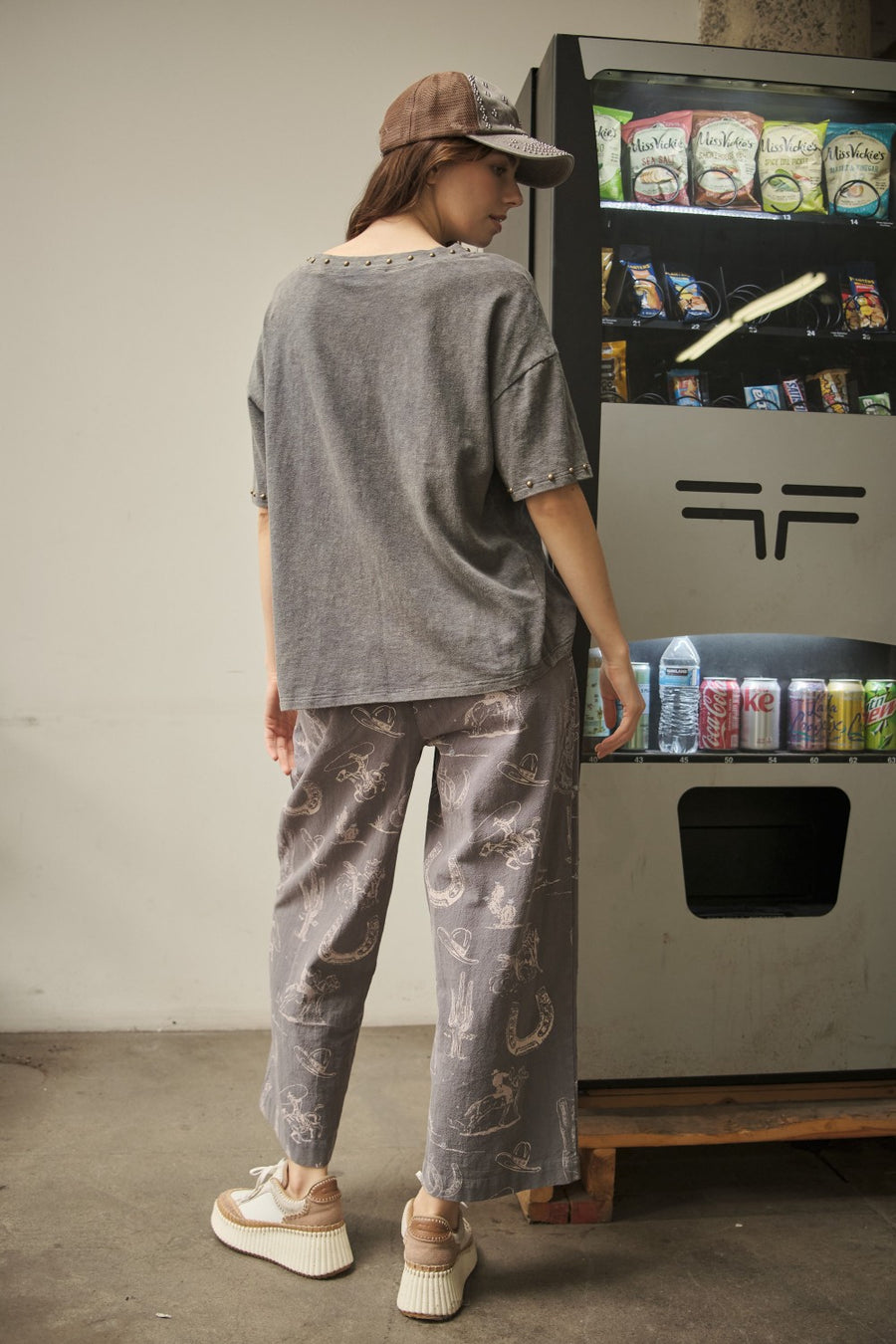 Stud Muffin Mineral Washed Oversized Tee