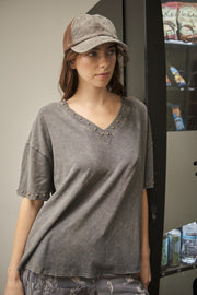 Stud Muffin Mineral Washed Oversized Tee