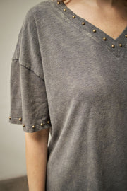 Stud Muffin Mineral Washed Oversized Tee