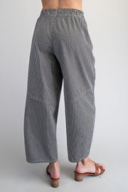 Shari Mini Striped Relaxed Barrel Fit Pants