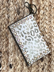 Keep It Gypsy RowdyRanch Becca Key Ring Card Case Wallet with Rivets