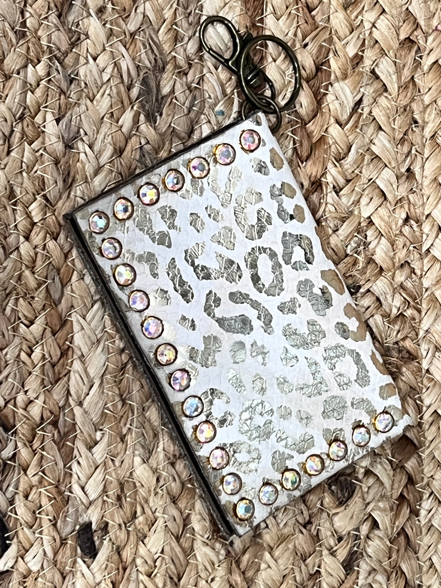 Keep It Gypsy RowdyRanch Becca Key Ring Card Case Wallet with Rivets