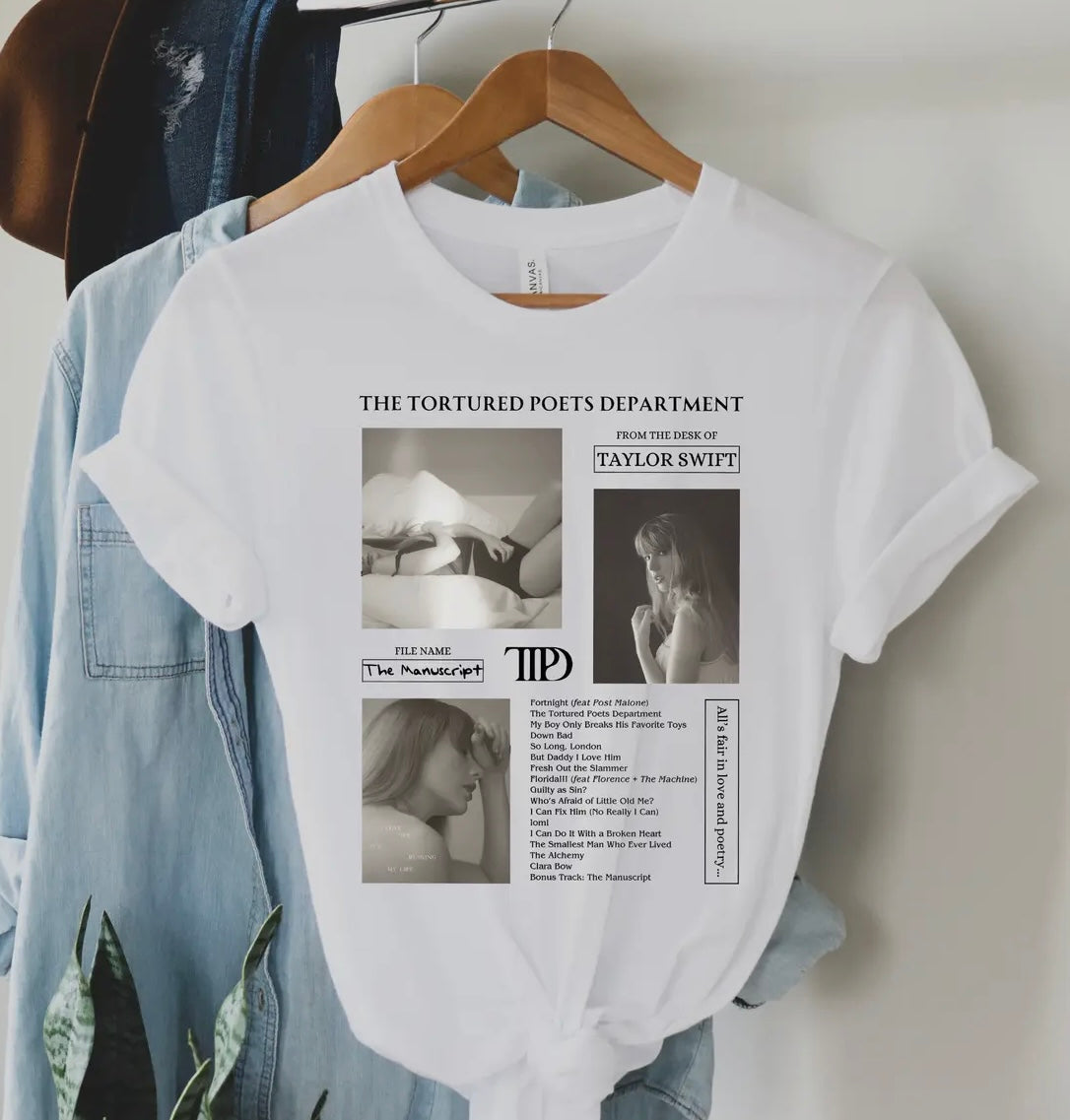 Taylor Swift “The Tortured Poets Department” Graphic Tee