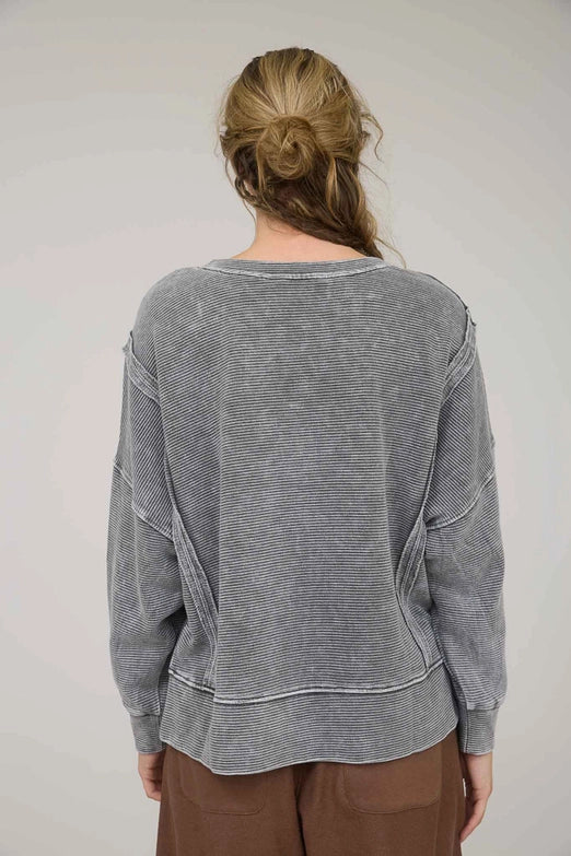 Raynie Textured Long Sleeve Top