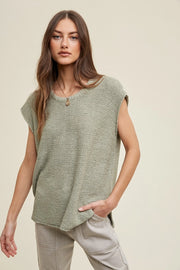 Ryleigh Oversized Sleeveless Sweater