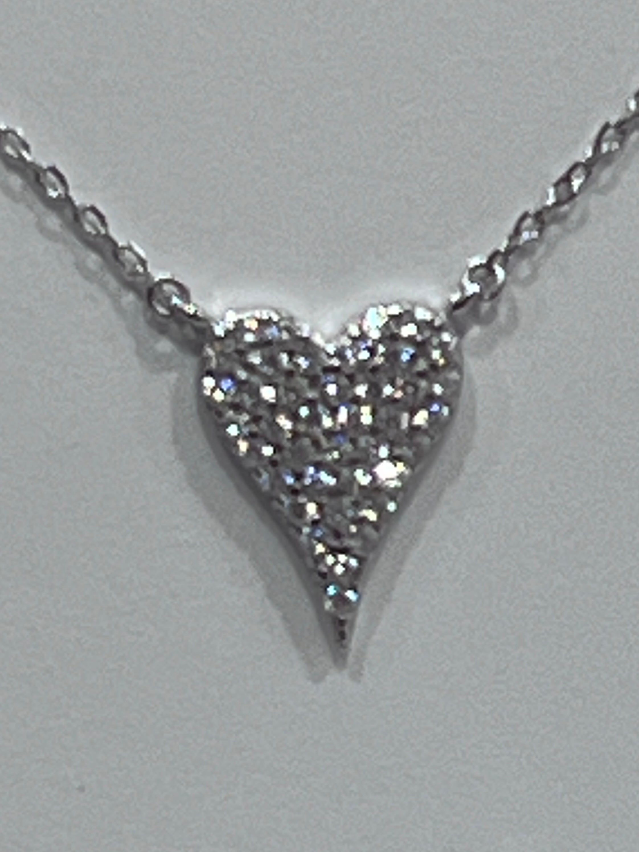 Meghan Browne Brody Silver Heart 18K/Sterling Silver Necklace