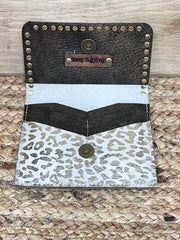 Keep It Gypsy RowdyRanch Flora Clutch Wallet with Crystal Rivets