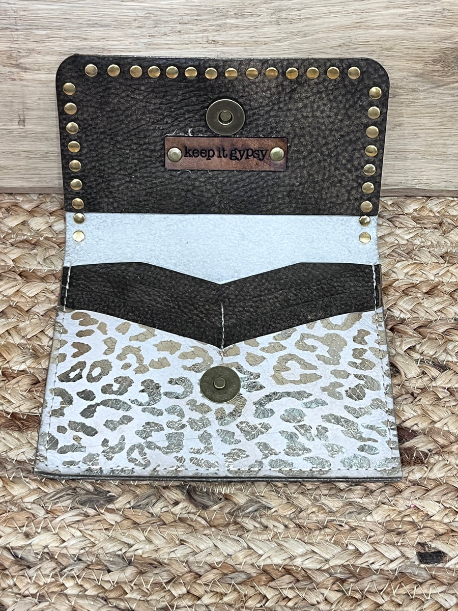 Keep It Gypsy RowdyRanch Flora Clutch Wallet with Crystal Rivets
