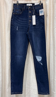 Lilah Custom Exclusive High Rise Slim Straight Jeans