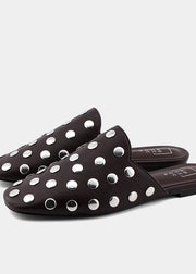 Aretha Studded Mule by Shu Shop
