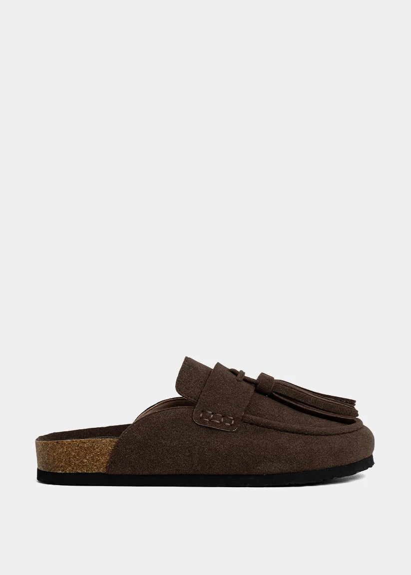 ARIANA - Brown Suede - Casual Clog by Shu Shop