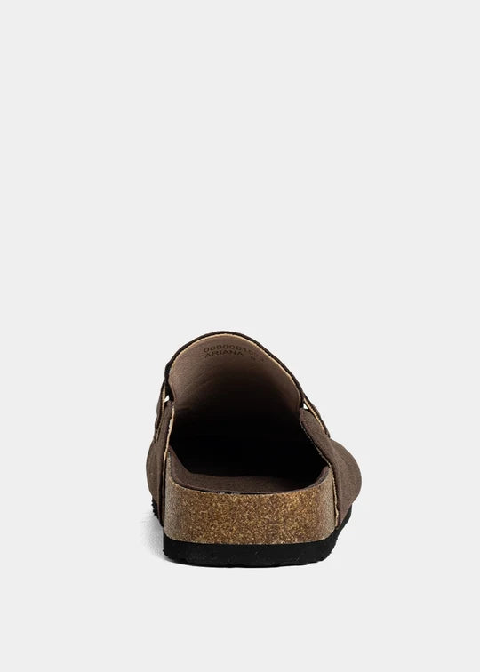 ARIANA - Brown Suede - Casual Clog by Shu Shop
